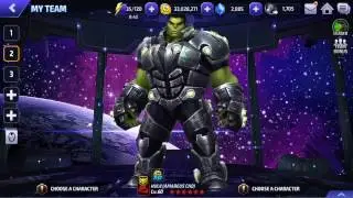 Marvel Future Fight- Shadowland Floor 3 Solo [Monster's Unleashed] Amadeus Cho Vs Spider-Man Relay