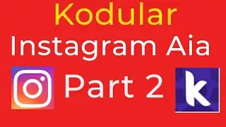 How to make Instagram in kodular | part 2