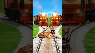 All Realistic Trains Run At Curve Branches ❌️Railroad Tracks | train videos | railway | lhb coach