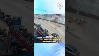 Breaking News: Flyover Collapse in Chiplun, Maharashtra - The Unfortunate Incident Unfolds 🚧😔.....