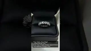Introducing a breathtaking custom eternity band from Gabriel Jewelry Designs!  #eternityband
