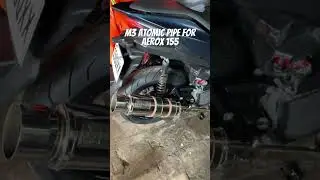 M3 Atomic pipe sound check 💨💨💥📣📣#youtubeshorts #shorts #motorcycle