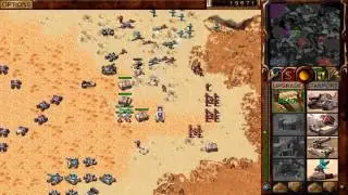 Dune 2000 Online - Multiplayer Gameplay 2vs2 - CnCNet