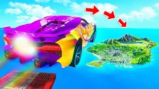 LEUCHTENDER BUGATTI SPRINGT ÜBER DIE GANZE KARTE in GTA 5!