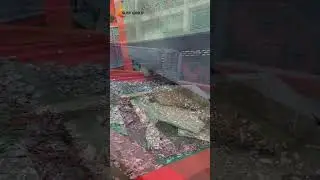 Soft Material Shredder in Action: Shredding Cardboard Boxes with Ease#shredder
