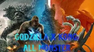 Godzilla x Kong:all monster fight bce mythology king/viral video