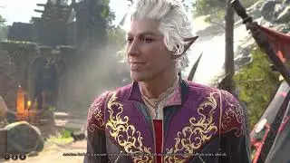 Baldur's Gate 3 - Camping with Astarion
