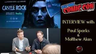 INTERVIEW with Castle Rock (Season 2) PAUL SPARKS & MATTHEW ALAN #NYCC19 #CastleRock #MiseryIsHere