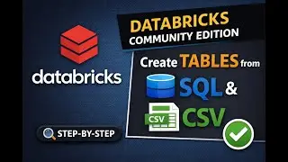 Databricks Series Part - 01 | Creating tables using SQL, CSV | Hindi Tutorial