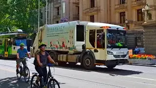 Assorted Rubbish Trucks of Melbourn City - 12 different garbage trucks: NZ Rubbish Goes Travelling