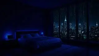 10H Perfect Rain Sounds &bull; Cozy Blue | Window Rain for Sleeping Study & Deep Work - Relaxing Rain