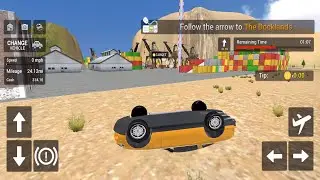 Flying Taxi Car Driver Transport Simulator - Flying Driver - Android Gameplay