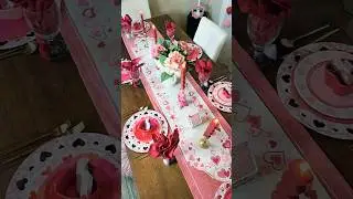 Romantic Valentine&rsquo;s Tablescape Ideas 💕 Easy & Elegant #valentinesday2026 #valentinesdecor