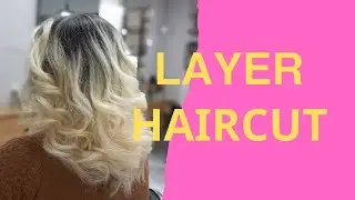 HOW TO CUT LAYERED HAIRCUT PERFESIONAL.LAYER HAIRCUT TUTORIAL.