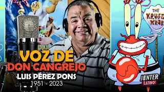La voz de Don Cangrejo | Bob Esponja | Doblaje Latino