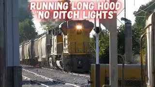 Train running Long Hood Forward with 