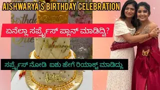 Aishwarya birthday celebration 😍 #birthdayplans #surprisegift #celebration #birthdayzone #youtube 