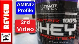 Ultimate Nutrition ProStar Amino Acid Profiling Video 2 of 3 by 20KgDown