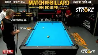 Match en Équipe : J.CICERO / P.PROVENCAL  VS V.MÉNARD / S.GINGRAS