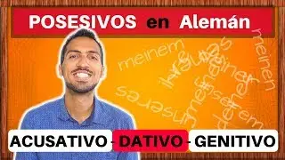 POSESIVOS en ALEMAN: declinados en acusativo, dativo y genitivo