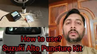 Suzuki Alto Puncture Repair Kit | How to Use Puncture Kit | Noon Gunna Vlogs