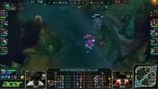 [14.05.2017]FW vs WE Highlights MSI 2017 I Flash Wolves vs Team WE