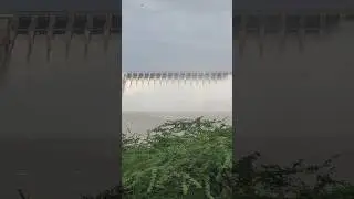 Nagarjuna Sagar Dam  August 2024 #waterfall #Dam #water
