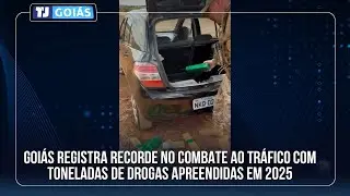 GOI&Aacute;S REGISTRA RECORDE NO COMBATE AO TR&Aacute;FICO COM TONELADAS DE DROGAS APREENDIDAS EM 2025