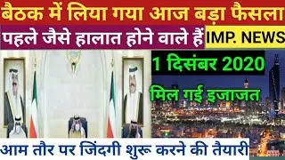 Today Kuwait Important News Update For Expatriates | Meeting Decision | Gulfy TV News