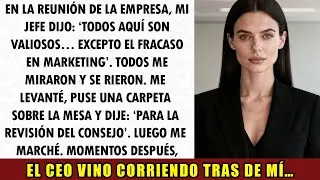 Me fui después de ser humilladoa en el trabajo — El CEO me persiguió por el pasillo suplicando