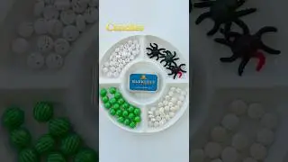 Serving USA Treats 🍭🇺🇸 ASMR Plate #usa  #candy  #asmr