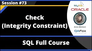 SQL - Part 73 - Check Integrity Constraint