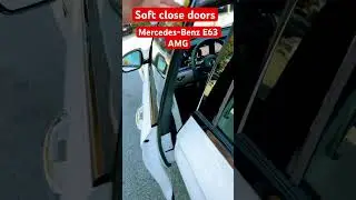 Soft close doors | AMG E63s Mercedes-Benz #shorts