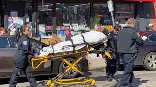 Overdosed male on Getty Square, Yonkers