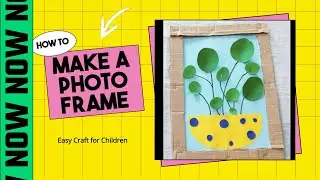 🌟 DIY Paper Photo Frame Craft for Kids | Fun Land Library