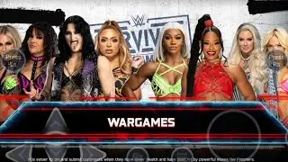 Team Ripley vs Team Belair (Women 's Wargames Match) #biancabelair #rhearipley #survivorseries 