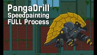 PangaDrill SpeedPainting FULL Process [GAMING ART]