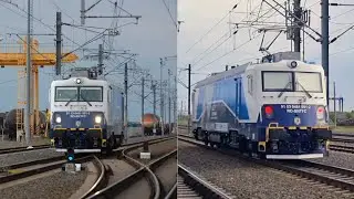 Softronic Lema 481-001 CFR Calatori venita din Ungaria după ce a finalizat probele pe rețeaua M&Aacute;V