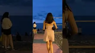 Batumi Beach 🏖️ 🏝️🤩 #shorts #beachwalk #georgia #beachwalk4k