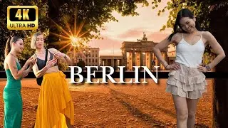 Berlin Walking Tour 2025 🇩🇪 4K | Exploring Autumn Streets Vibe 🍂 | Relaxing City Walk withRealSounds