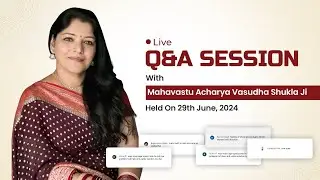 Mahavastu Remedies Live | QnA | Youtube