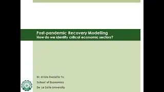 Webinar 04: Post-Pandemic Recovery Modelling