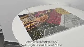 Acrylic Tray with Insert Bottom &ndash; Custom Size