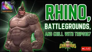 LIVE! Let's Claim Rhino, Maybe Rank Him, & Hit Up BG's! #Mcoc