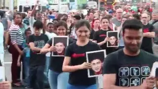Jabra Fan Shah Rukh Khan Times square Flash mob