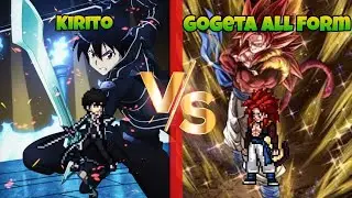 Jump Force MUGEN Kirito vs Gogeta All Form