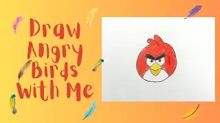 Drawing Red from Angry Birds Movie I Easy Drawing for Kids