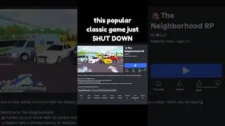 Do you remember playing The Neighbourhood RP? #roblox #robloxshorts #ogroblox