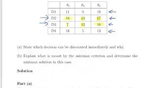 Decision Theory - Decision Making with Loss Functions