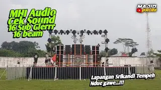 Brewog Gank..!!! MHI Audio Lumajang Cek Sound 16 sub full lighting 